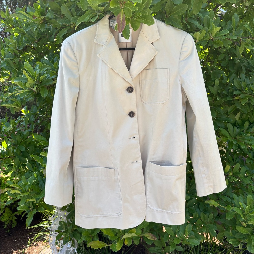 DKNY Cream Women's Suit Jacket